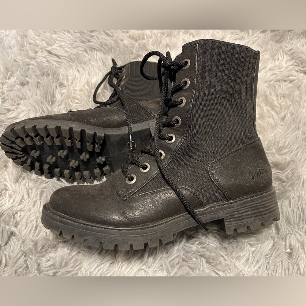 Blowfish Lace Up Knit boot